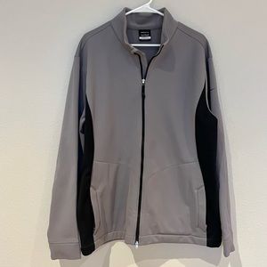 Mens XL Nike Golf Gray black full zipper jacket